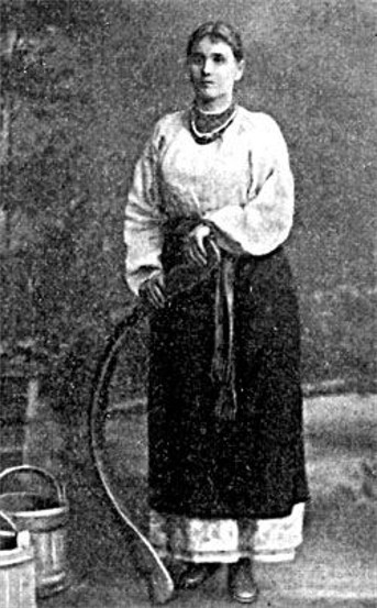 Image - Mariia Sadovska-Barilotti as Natalka Poltavka in ivan Kotliarevsky's play.